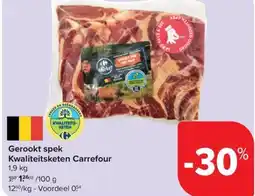 Carrefour Market Gerookt spek Kwaliteitsketen Carrefour aanbieding
