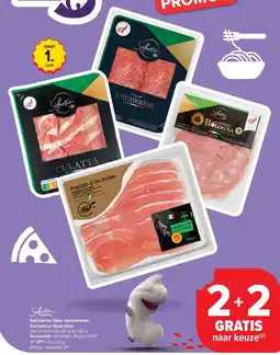Carrefour Market Italiaanse fijne vleeswaren Carrefour Selection aanbieding