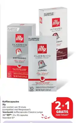 Carrefour Market Koffiecapsules illy aanbieding