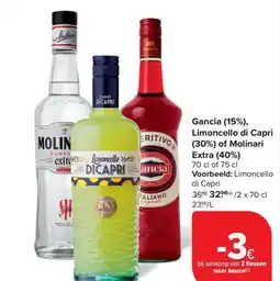 Carrefour Market Gancia Limoncello di Capri aanbieding