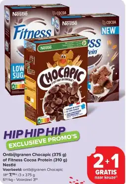 Carrefour Market Ontbijtgranen Chocapic of Fitness Cocoa Protein Nestlé aanbieding