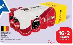 Carrefour Market Blikjes bier Jupiler aanbieding