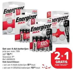 Carrefour Market Set van 4 AA-batterijen aanbieding