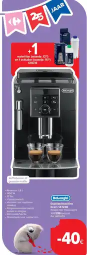 Carrefour Espressomachine Ecam 13.123B aanbieding