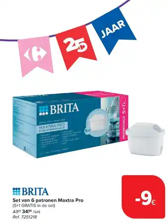 Carrefour Set van 6 patronen Maxtra Pro aanbieding