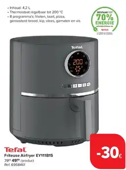 Carrefour Friteuse Airfryer EY111B15 aanbieding