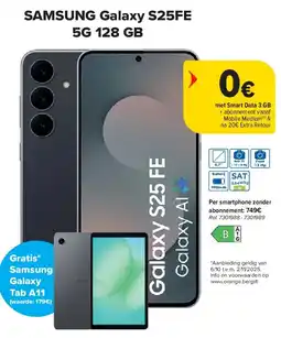 Carrefour SAMSUNG Galaxy S25FE 5G 128 GB aanbieding