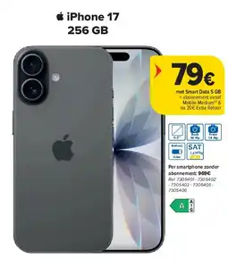 Carrefour iPhone 17 256 GB aanbieding