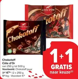 Carrefour Market Chokotoff Côte d'Or aanbieding