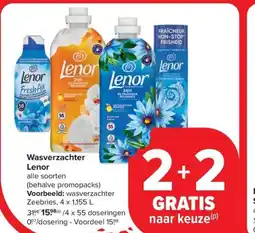 Carrefour Market Wasverzachter Lenor aanbieding