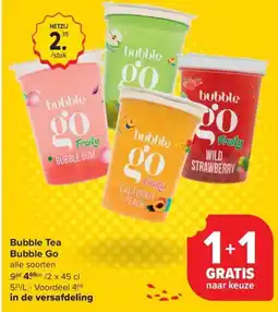Carrefour Market Bubble Tea Bubble Go aanbieding