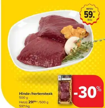 Carrefour Market Hinde-/hertensteak aanbieding