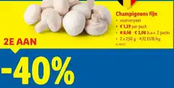 Lidl Champignons fijn aanbieding