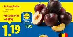 Lidl Pruimen donker aanbieding