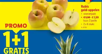 Lidl Rubis gold-appelen aanbieding