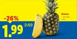 Lidl Ananas aanbieding