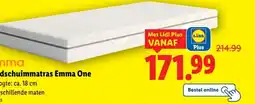Lidl Koudschuimmatras Emma One aanbieding