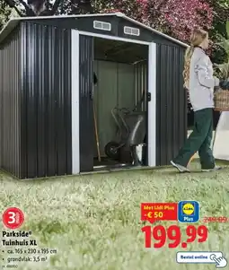 Lidl ParksideⓇ Tuinhuis XL aanbieding