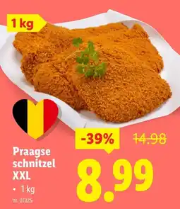 Lidl Praagse schnitzel XXL aanbieding
