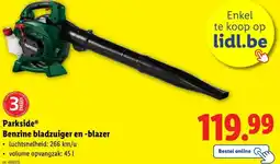 Lidl ParksideⓇ Benzine bladzuiger en -blazer aanbieding