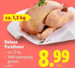 Lidl Deluxe Parelhoen aanbieding