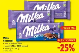 Lidl Milka Chocolade aanbieding