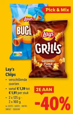 Lidl Lay's Chips aanbieding