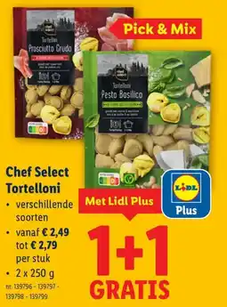 Lidl Chef Select Tortelloni aanbieding