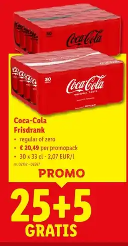 Lidl Coca-Cola Frisdrank aanbieding