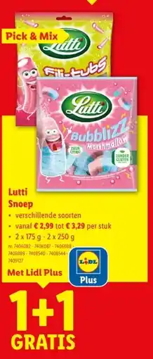 Lidl Lutti Snoep aanbieding
