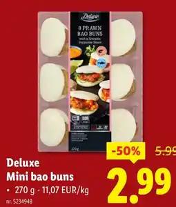 Lidl Deluxe Mini bao buns aanbieding