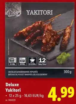Lidl Deluxe Yakitori aanbieding