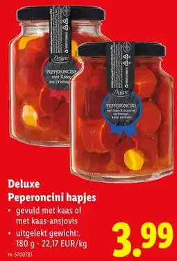 Lidl Deluxe Peperoncini hapjes aanbieding