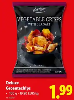 Lidl Deluxe Groentechips aanbieding