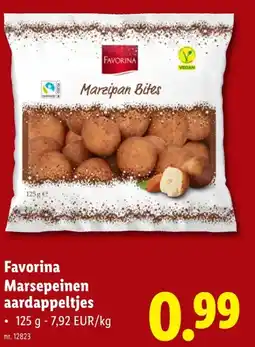 Lidl Favorina Marsepeinen aardappeltjes aanbieding