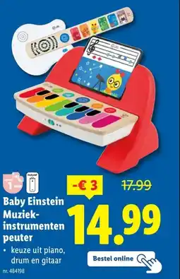 Lidl Baby Einstein Muziek- instrumenten peuter aanbieding