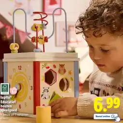 Lidl lupiluⓇ Educatief houten speelgoed aanbieding