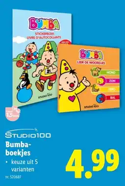 Lidl Bumba- boekjes aanbieding