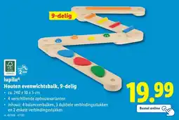 Lidl lupilu Houten evenwichtsbalk, 9-delig aanbieding