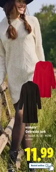 Esmara Gebreide jurk