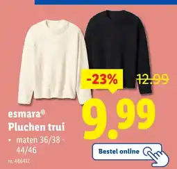 Lidl esmaraⓇ Pluchen trui aanbieding