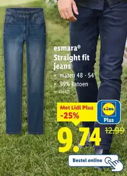 Lidl esmaraⓇ Straight fit jeans aanbieding