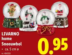 Lidl LIVARNO home Sneeuwbol aanbieding