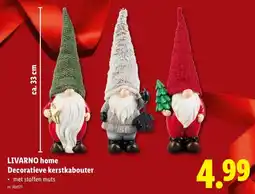 Lidl LIVARNO home Decoratieve kerstkabouter aanbieding