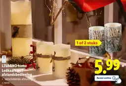 Lidl LIVARNO home Ledkaars met afstandsbediening aanbieding