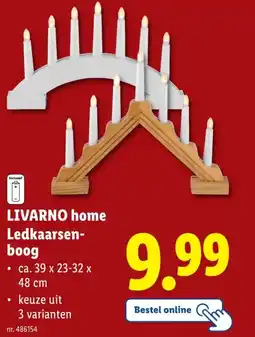 Lidl LIVARNO home Ledkaarsen- boog aanbieding