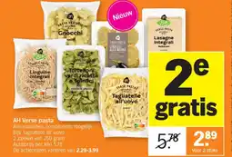 Albert Heijn AH Verse pasta aanbieding