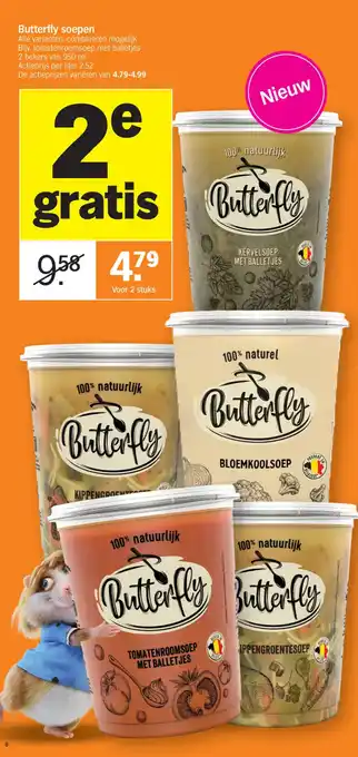 Albert Heijn Butterfly soepen aanbieding