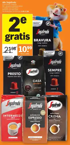 Albert Heijn Alle Segafredo aanbieding