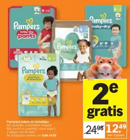Albert Heijn Pampers luiers en broekjes aanbieding